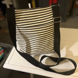 ThirtyOne Twill Stripe Crossbody